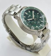 Oris Aquis Chronograph Green Steel Bracelet Watch - Image 4