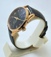 Jaeger Lecoultre Master Control Calendar Black Leather Strap Swiss Automatic Watch - Image 3
