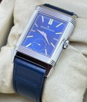 Jaeger Lecoultre Reverso Tribute Duoface Steel Swiss ETA 7750 Valjoux Movement Watch - Image 2