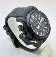 Graham Chronofighter Oversize Black Rubber Strap Watch - Image 4