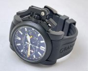 Graham Chronofighter Oversize Black Rubber Strap Watch - Image 5