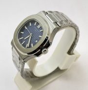 Patek Philippe Nautilus Steel Blue Swiss Automatic Watch - Image 3