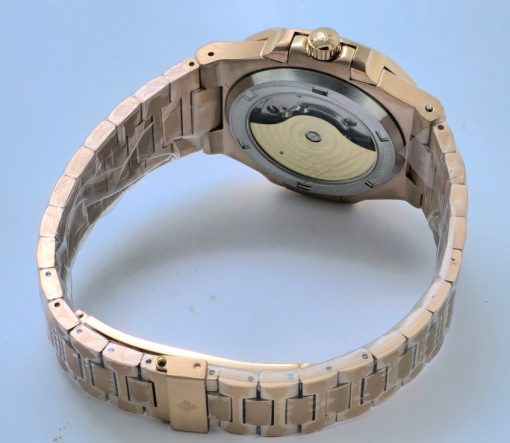 Patek Philippe Nautilus Automatic Rose Gold Black Swiss Automatic Watch - Image 6