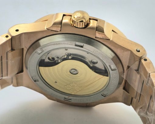 Patek Philippe Nautilus Automatic Rose Gold Black Swiss Automatic Watch - Image 7