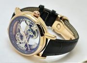 Patek Philippe Bridge Black Leather Strap Swiss Automatic Watch - Image 5