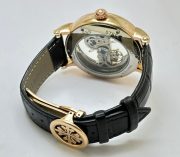 Patek Philippe Bridge Black Leather Strap Swiss Automatic Watch - Image 6