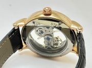 Patek Philippe Bridge Black Leather Strap Swiss Automatic Watch - Image 7