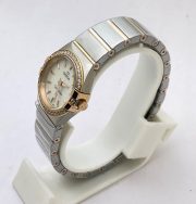 Omega Constellation Stick Mark Mother Of Pearl Diamond Bezel Ladies Watch - Image 3