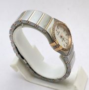 Omega Constellation Stick Mark Mother Of Pearl Diamond Bezel Ladies Watch - Image 4