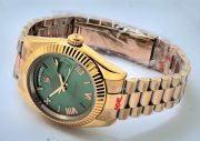 Rolex Day-Date Green Dial Rose Gold Swiss Automatic Watch - Image 6