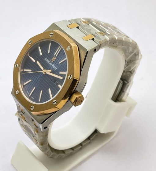 Audemars Piguet Royal Oak Dual Tone Blue Watch - Image 3