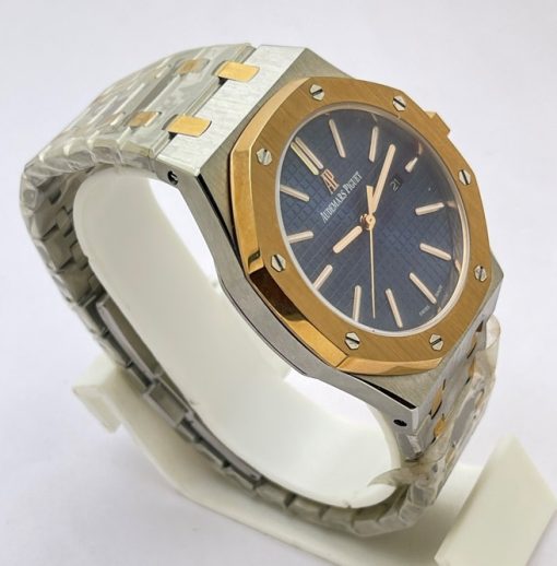 Audemars Piguet Royal Oak Dual Tone Blue Watch - Image 4