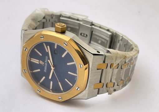 Audemars Piguet Royal Oak Dual Tone Blue Watch - Image 5