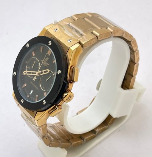 Hublot Classic Fusion Chronograph Black Bezel Rose Gold 2 Watch - Image 3