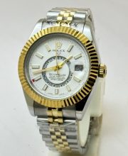 Rolex Sky Dweller White Dual Tone Swiss ETA Automatic Watch - Image 2