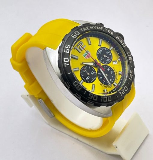 Tag Heuer Formula 1 Chronograph Yellow Limited Edition Watch - Image 4