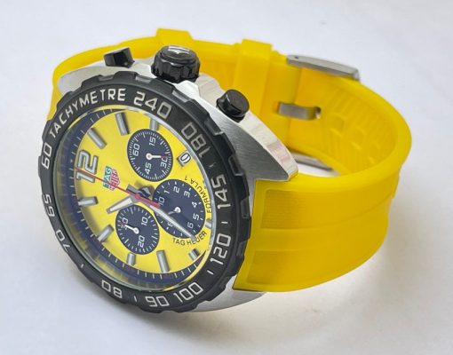 Tag Heuer Formula 1 Chronograph Yellow Limited Edition Watch - Image 5