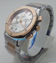 Hublot Classic Fusion Chronograph Dual Tone White Watch - Image 3
