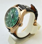 I W C Pilot Le Petit Prince Green Rose Gold Swiss Automatic Watch - Image 3