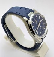 OMEGA SEAMASTER AQUA TERRA BLUE RUBBER STRAP SWISS AUTOMATIC WATCH - Image 4