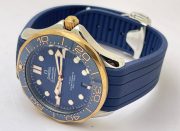 Omega Seamaster 50th Anniversary Blue Rubber Strap Swiss Automatic Watch - Image 5