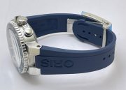 Oris Aquis Chronograph Blue Rubber Strap Watch - Image 6