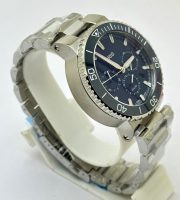 Oris Aquis Chronograph Blue Steel Bracelet Watch - Image 4