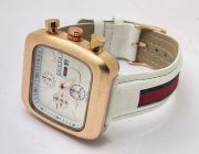 Gucci Coupe Chronograph Full White Dial Watch - Image 5