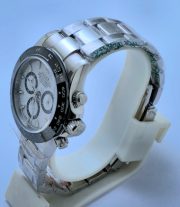 Rolex Daytona Cosmograph Panda Edition Swiss ETA 4130 Valjoux Automatic Movement Watch - Image 2