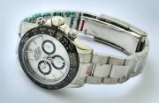 Rolex Daytona Cosmograph Panda Edition Swiss ETA 4130 Valjoux Automatic Movement Watch - Image 4
