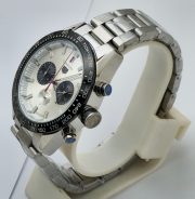Tag Heuer Carrera Sport Chronograph White Steel Watch - Image 3