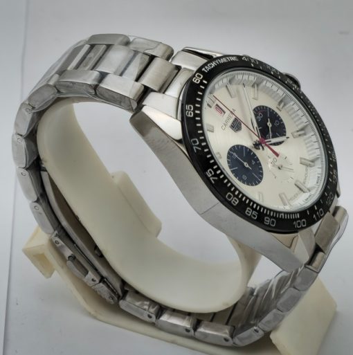 Tag Heuer Carrera Sport Chronograph White Steel Watch - Image 4