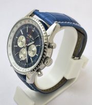 Breitling Navitimer Chrono Blue Leather Strap Watch - Image 3