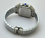 Cartier Santos 100 Steel Blue Swiss Automatic Ladies Watch - Image 6