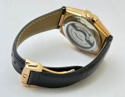 Omega Constellation Rose Gold Black Strap Swiss Automatic Watch - Image 6