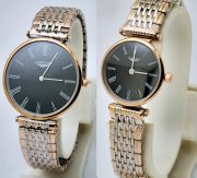 Longines Elegance La Grande Black Dual Tone Couple Watch - Image 2