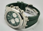 Audemars Piguet Chronometer Green Rubber Strap Watch - Image 5