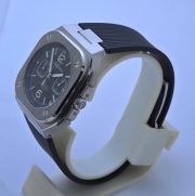 Bell & Ross BR05 Black Rubber Strap Chronograph Watch - Image 3