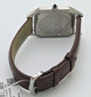Cartier Santos Dumont White Small Leather Strap Watch - Image 6
