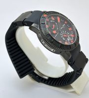 Ulysse Nardin Marine Diver Black Sea Rubber Strap Swiss Automatic Watch - Image 4