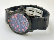 Ulysse Nardin Marine Diver Black Sea Rubber Strap Swiss Automatic Watch - Image 5