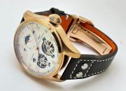 I W C Big Pilot Double Tourbillon White Rose Gold Swiss Automatic Watch - Image 5