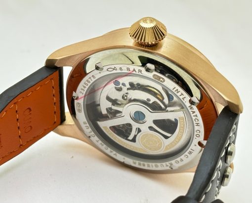 I W C Big Pilot Double Tourbillon White Rose Gold Swiss Automatic Watch - Image 7
