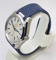 OMEGA SEAMASTER AQUA TERRA WHITE RUBBER STRAP LIMITED EDITION SWISS AUTOMATIC WATCH - Image 3