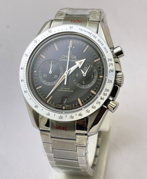 Omega Speedmaster 57 Co-Axial Master Chronometer Chronograph Black Steel Watch - Image 2