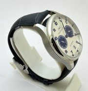 I W C Portuguese Power Reserve White Dial Leather Strap 2 Swiss Automatic Watch - Image 4
