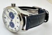 I W C Portuguese Power Reserve White Dial Leather Strap 2 Swiss Automatic Watch - Image 5