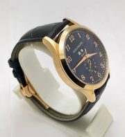 Patek Philippe GMT Annual Calendar Sun Moon Blue Dial Swiss Automatic Watch - Image 4