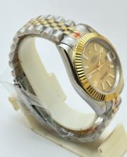 Rolex Datejust Golden Dail Dual Tone Swiss Automatic Watch - Image 5