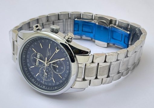 Longines Master Collection Steel Bracelet Blue Swiss Automatic Watch - Image 5